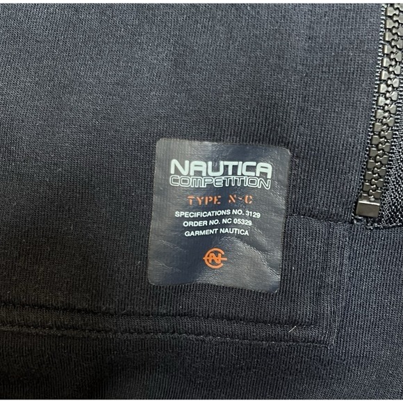 Vintage Nautica Competition Fleece Lined Zip Front Vest Mens Sz XXL Blue Pockets - Picture 4 of 7